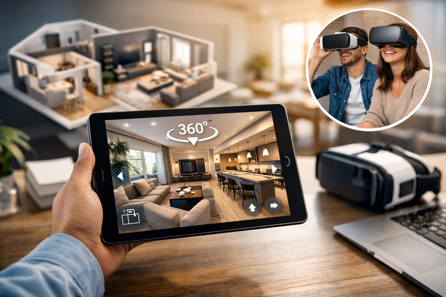 Tour virtuali immobiliari: come vendere casa più velocemente e meglio