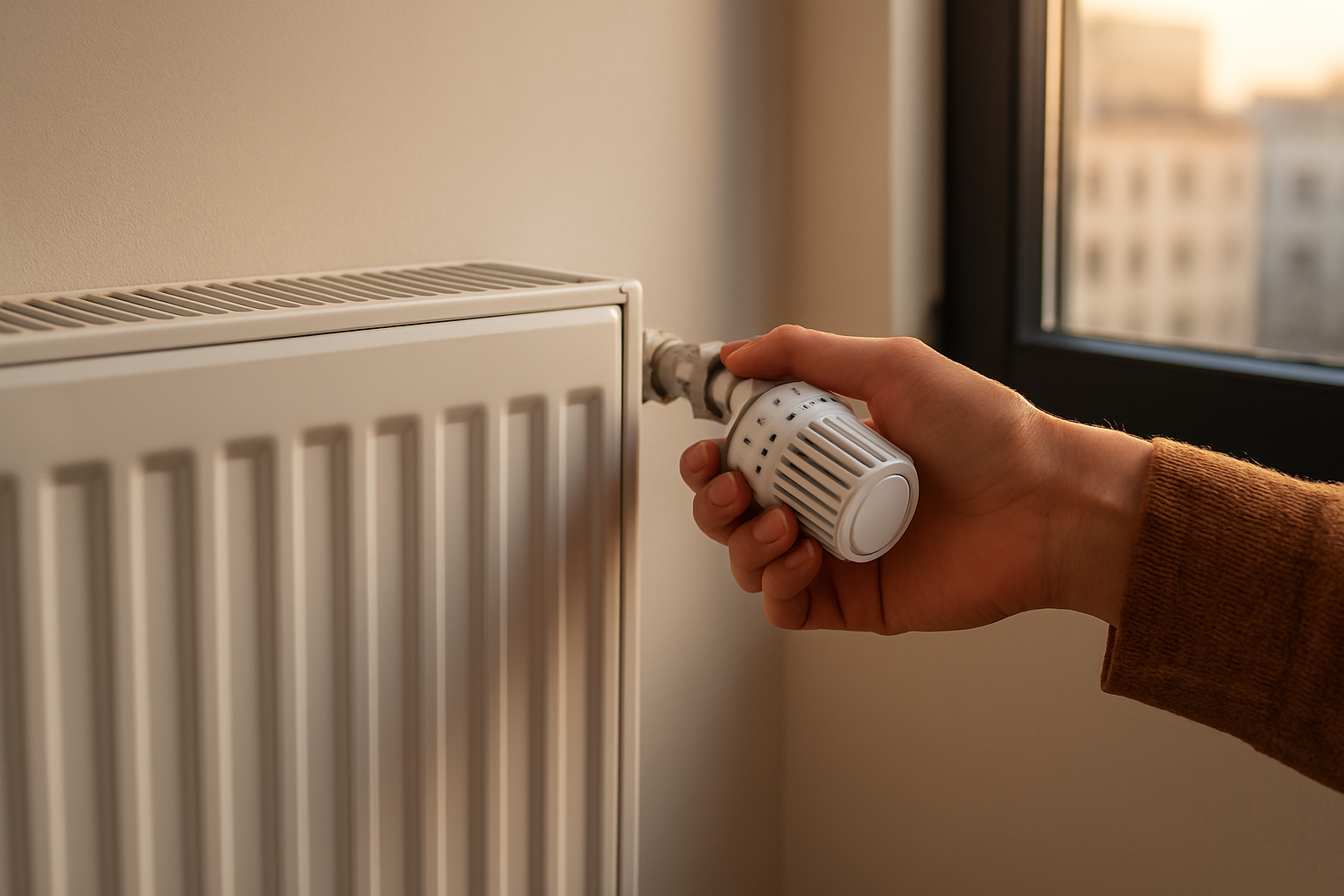 Termostato e radiatore in appartamento, accensione riscaldamento torino